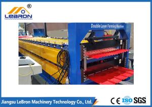 Cheap Color Steel Tile Double Layer Roll Forming Machine Customized Profile PlC Control System for sale
