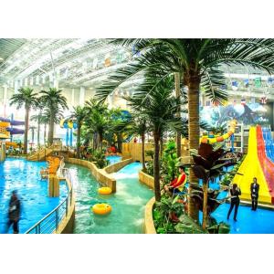 Hotel Custom Fiberglass Water Slides With Floats Bowl