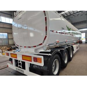 45CBM 3-Compartment Oil Tanker Semi-Trailer – White 3-Axle, Heavy-Duty