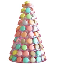 China Customize Plastic Macaron Packaging With PET Inner Tray on sale