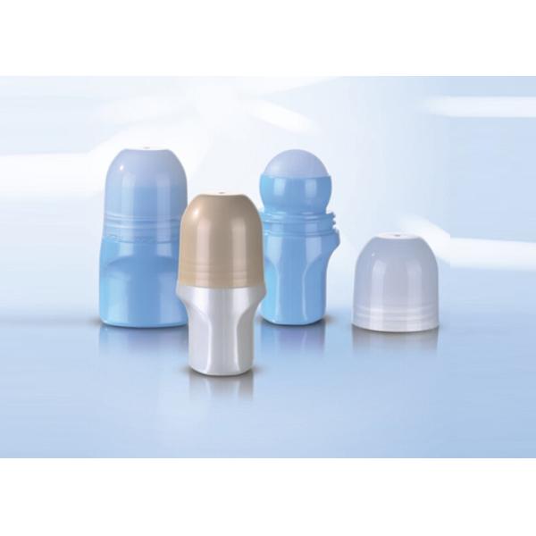 White Plastic 30ml Essential Oil Rollerball Bottles With Large Roller Silk