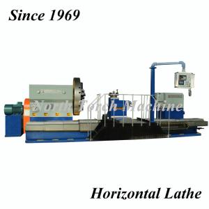 Metal Heavy Duty Horizontal Lathe Breaking Hammer Turning With Hydraulic Chuck