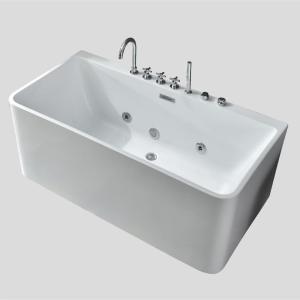 Personalised Heated Jacuzzi Bathtubs With Jets Stand Alone Deep Soaking