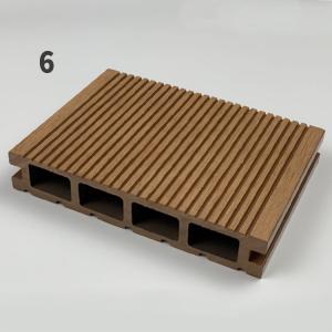 Lightweight WPC Decking Panel Weather Resistant Composite Wood Decking Boards