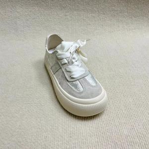Women white classic and comfort sneaker with silk lace daily use