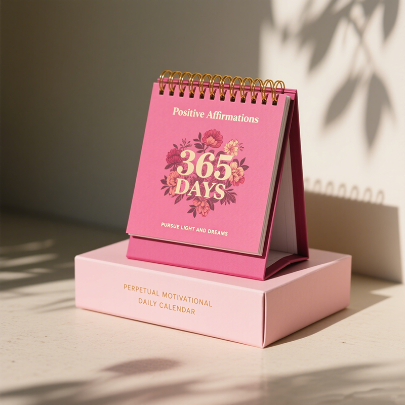 Custom Daily Calendars 2026 Personalized 365 Days Perpetual Calendar Printing