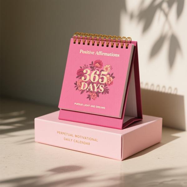 Custom Daily Calendars 2026 Personalized 365 Days Perpetual Calendar Printing