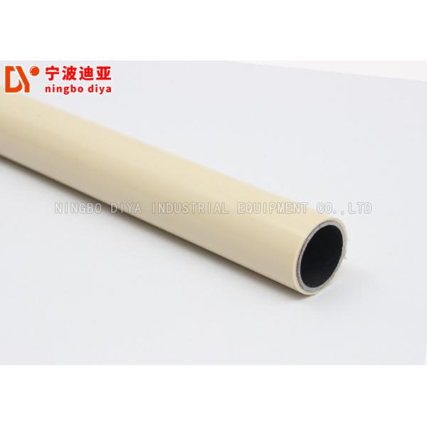Galvanized Surface Plastic Coated Steel Pipe DY29 Lean Tube For Rack System