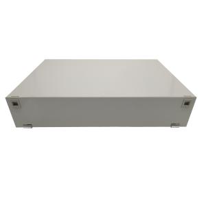 Indoor Metal Slide 2U 48 Port Patch Panel Rack Mount