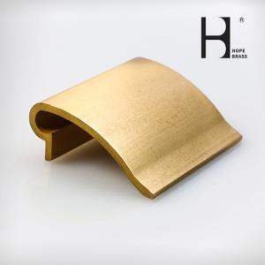 C38500 Metal Alloy Copper Brass Extrusions Sections Brass Extruding Profiles
