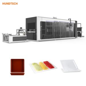 10m Knife Disposable Plate Making Machine Thermoforming Packaging 3KW Servo