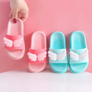 Flat Heel PVC Little Boy Girl Slides Slippers EUR26