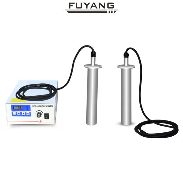 Chemical Reactions Submersible Ultrasonic Transducer Immersed Transducer Box