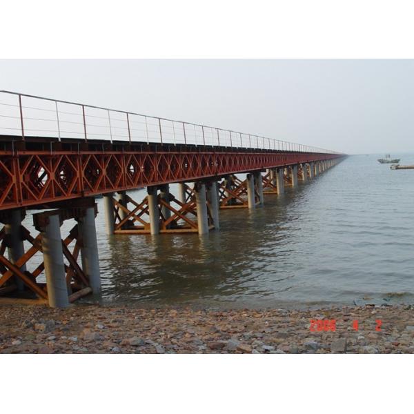 Quality Steel Girder Bailey Bridge Q345 Modular Emergency Bridges wholesale