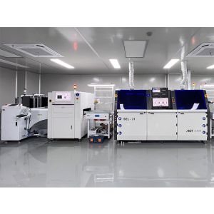 Full Automatic Lead Free Wave Soldering Machine with 350mm PCB Size and 18kw