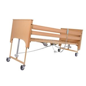Wooden Electric 5 Function Home Nursing Bed for Elderly Patients Adjustable and