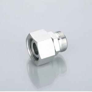 Galvanized Medium Carbon Steel Hydraulic Tube Fitting with BSP Thread and