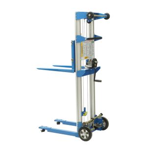 WFH Series Manual Hand Winch Stacker – Effortless Lifting, One-Person Operation
