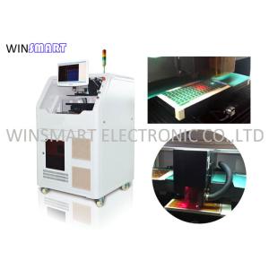 Small Size 15W No Contact UV Laser PCB Depanelizer For Burr Free Cutting