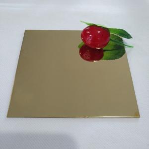 Embossed Stainless Steel Sheets Rose Gold Mirror Finish 304 316 For Facade Wall