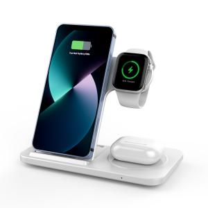 Type C Interface Folding 3 In 1 Wireless Charger Fast Charging For Mobile Phone