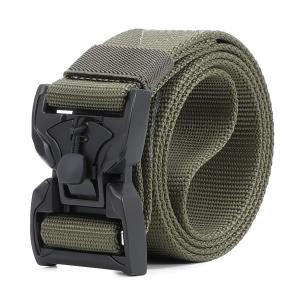 Heavy Duty 135cm Black Web Belt Military Style 38mm Width
