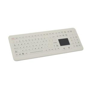 IP68 Desktop Waterproof Rubber Medical Grade Keyboards with Touchpad with USB