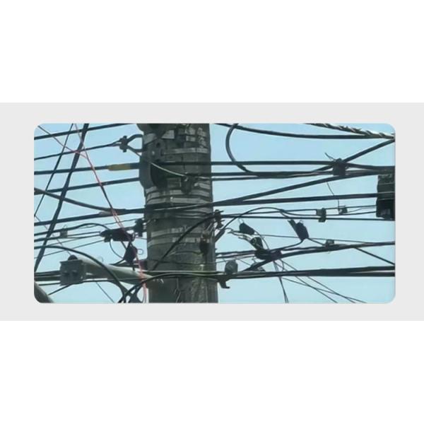 ABS Plastic FTTH Drop Wire Clamp Outdoor Support Tension Flat Electrical Wire