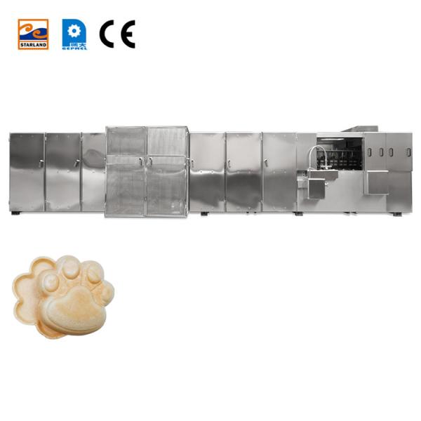 Quality Stainless Steel Automatic Monaka Wafer Production Line Food Processing Machine for Smooth Production wholesale