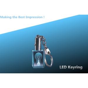 crystal led keyring/CRYSTAL LED KEYCHAIN/crystal rectangle keyring/LED KEY CHAIN