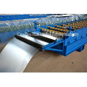 High Speed Roof Sheet / Wall Panel Roll Forming Machine With Chain Drive PLC