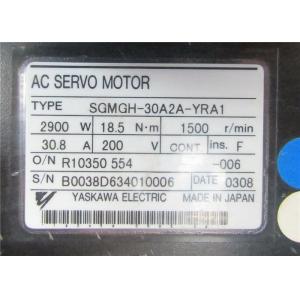 Yaskawa Electric Electric AC Servo Motor 2900W 18.5Nm 1500r/min 30.8A SGMGH
