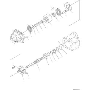 708-1L-00340  708-1L-01340 708-1L-04010 For Komatsu bulldozer D275A-5D Hydraulic WORK EQUIPMENT PUMP Original MAIN PUMP