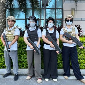 Wireless Laser Tag Equipment with Vibration Vest and IoT Technology for 24