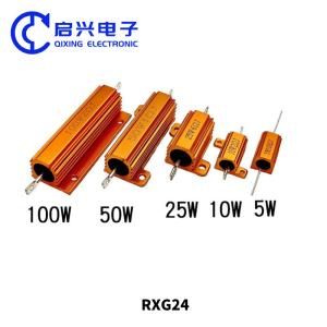 RX24 High Power Wirewound Resistor RXG24 300w 20 Ohm Gold Aluminium Case Heat