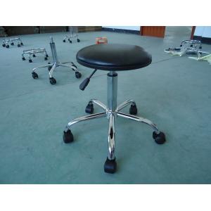 450-610mm Height Adjustable Lab Stool , PU Leather Surface ESD Work Stools