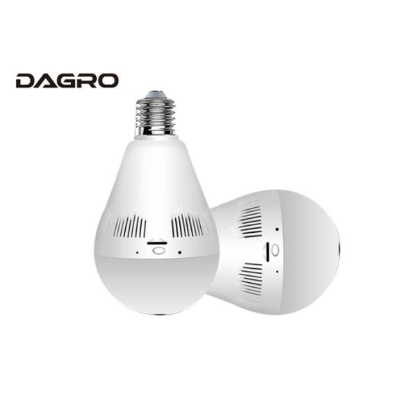 Quality 960P / 1536P Outdoor Light Bulb Security Camera HD Video With Remote LED Light wholesale