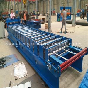 IBR Metal Step Tile / Roofing Sheet Roll Forming Machine Color Steel Sheet