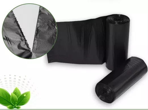 Black Tall Kitchen Dustbin Garbage Bag Thickness 6 - 30mic HDPE / LDPE Material