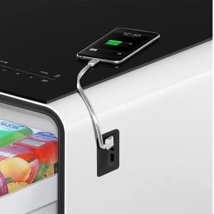 Hotel App-Controlled Smart Coffee Table Luxury Cabinet Beverage with Wireless