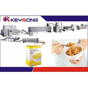 Stainless Steel Cereal Puffing Machine , Breakfast Cereal Grain Processing