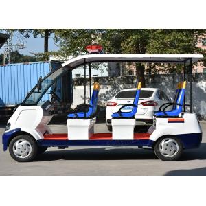 6 Seater 4kw Electric Sightseeing Bus / Pick Up Cart For Amusement Park