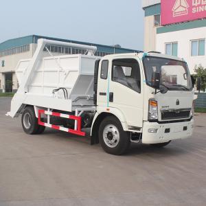 Sinotruk new design sinotruk 4x2 swept-body refusecollector swing arm type