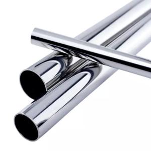 China Mirror Hairline Polished Stainless Steel Round Pipe ASTM A213 on sale