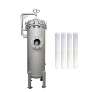 China SS304/SUS316L Chemical Precision Cartridge Filter Housing with 1.0Mpa Design Pressure on sale