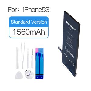 Cheap MSDS UN38.3 Iphone 5s Lithium Ion Battery 1560mAh 0 Cycle New Replacement for sale