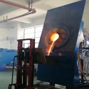 50KG AC 340V-480V Induction Metal Melting Furnace With Temp Control Accuracy Of