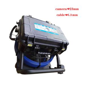 CCD Sensor 20m Industrial Endoscope Camera , Digital Borescope Camera For Sewage