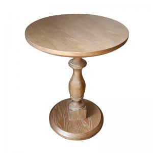 Cheap Round Shaped Modern Wood Coffee Table , Solid Wood Dining Table for sale