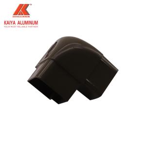 1/2" 6061 CNC Aluminum Profile Tri Angle 3 Way Corner Elbow